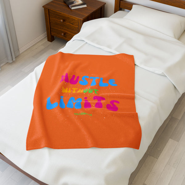 Hustle Mode Plush Blanket - Hustle Without Limits