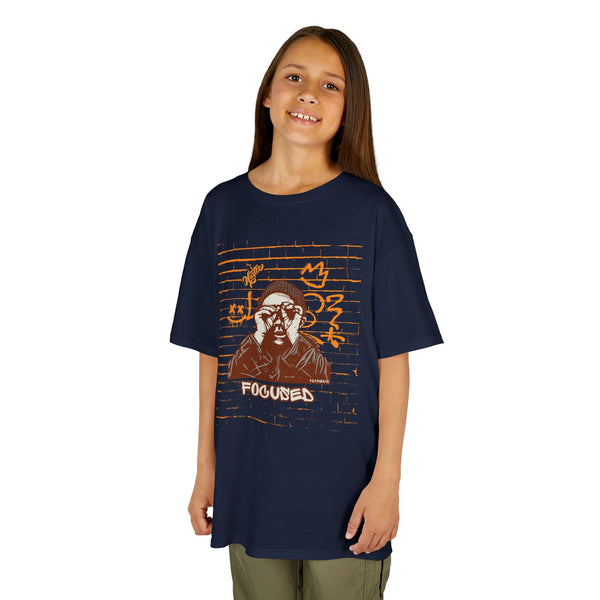 Kids Hustle Mode Tee - Focused