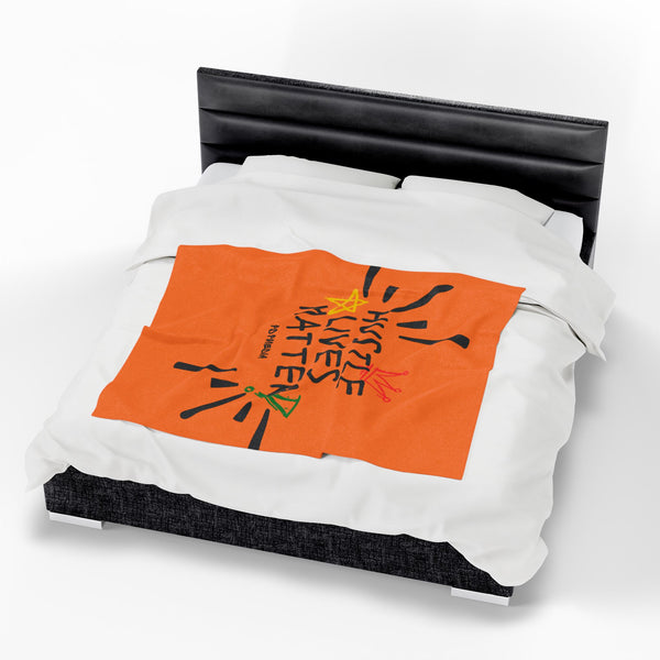 Hustle Mode Plush Blanket - Hustle Lives Matter