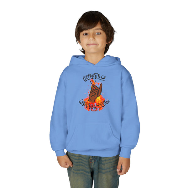 Hustle Mode (Kids) Youth Heavy Blend Hooded Hoodie - Activated
