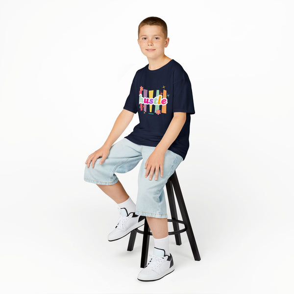Kids Hustle Mode Tee - Pastel Hustle