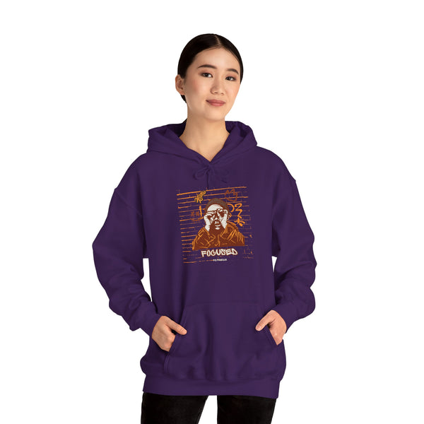 Hustle Mode Hoodie - Focused Brown Crown