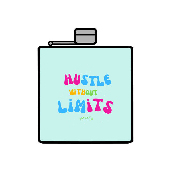 Flask, Hustle Mode - Stainless Steel 6oz (Without Limits)