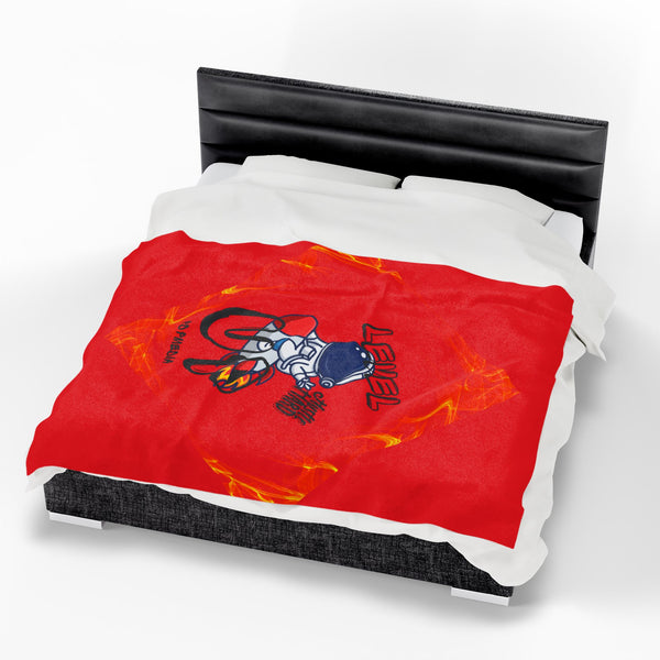 Hustle Mode Plush Blanket - Level Up