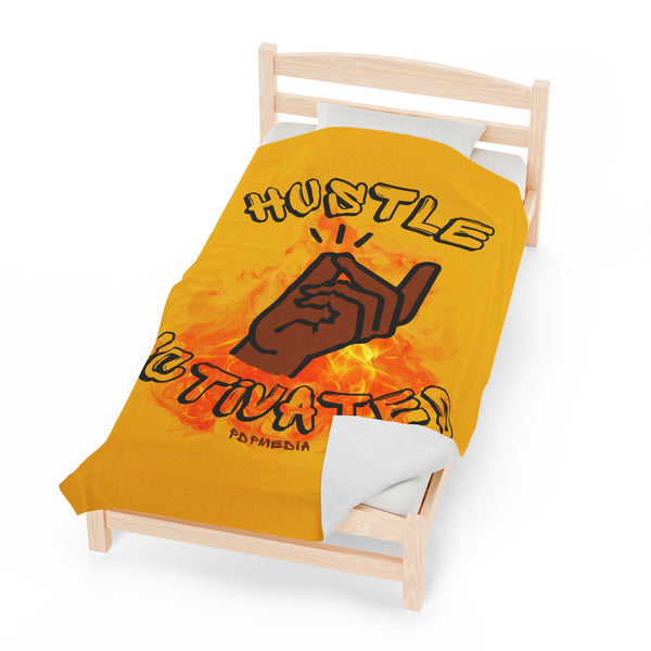 Hustle Mode Plush Blanket - Activated