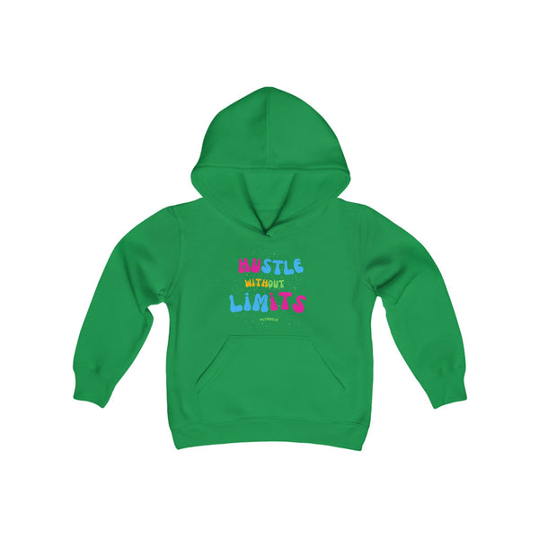 Hustle Mode Youth Heavy Blend Hooded Hoodie - Hustle Without Limits