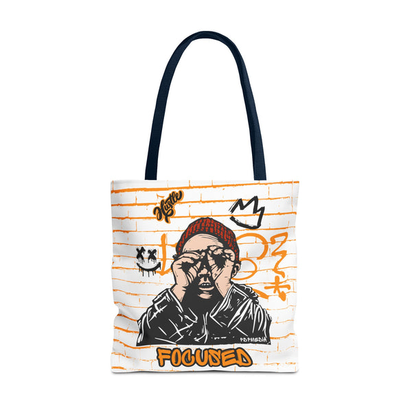 Hustle Mode Tote Bag - Focused Black Crown