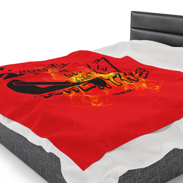 Hustle Mode Plush Blanket - Last Breathe