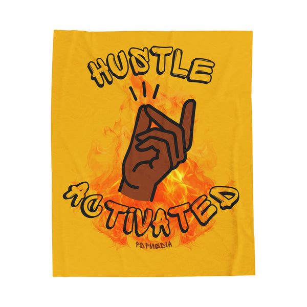 Hustle Mode Plush Blanket - Activated