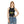 Racer Tank Top - 'Hustle' Crown Design for Women