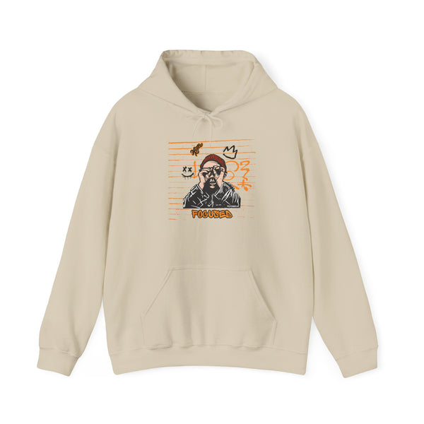 Hustle Mode Hoodie - Focused Black Crown