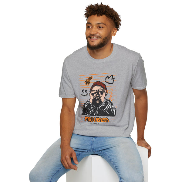 Hustle Mode Tee - Focused Black Crown