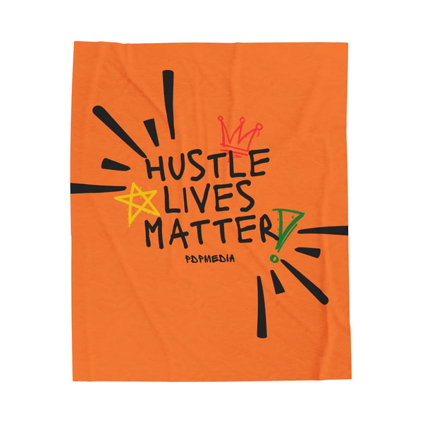 Hustle Mode Plush Blanket - Hustle Lives Matter