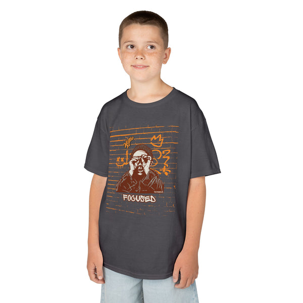 Kids Hustle Mode Tee - Focused