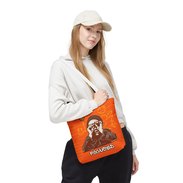 Hustle Mode Tote Bag - Focused Yellow Crown
