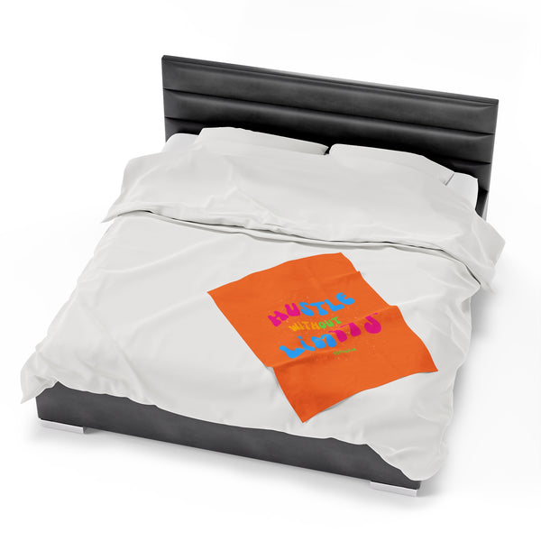 Hustle Mode Plush Blanket - Hustle Without Limits