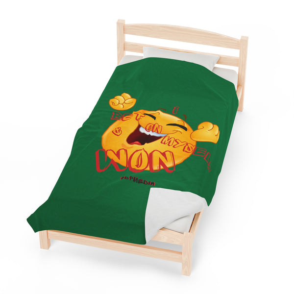 Hustle Mode Plush Blanket - I Won