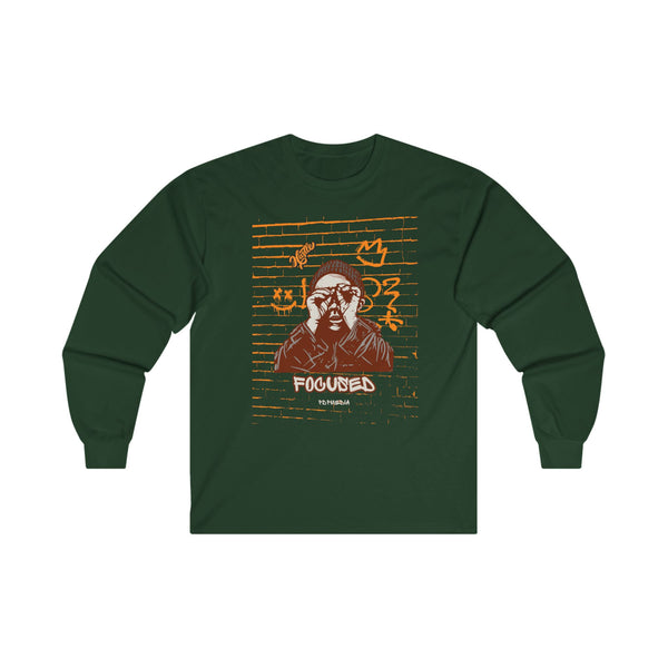 Hustle Mode Long Sleeve - Focused Yellow Crown