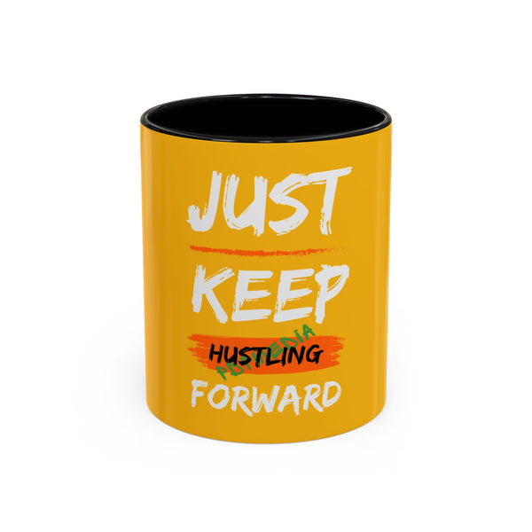 Hustle Mode Coffee Mug (11, 15oz) - Keep Moving Forward (Gift)