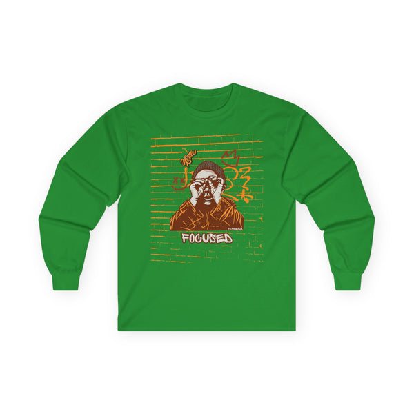 Hustle Mode Long Sleeve - Focused Brown Crown