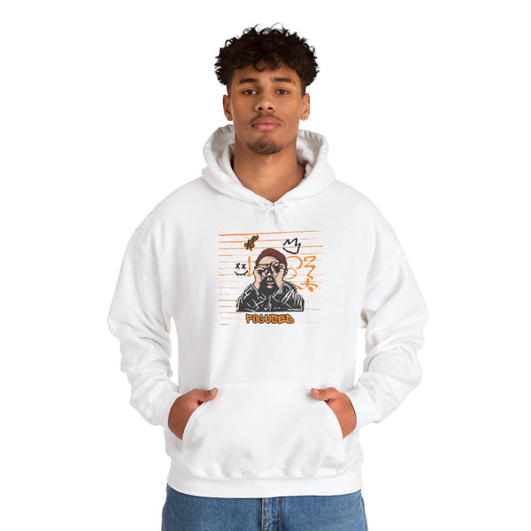Hustle Mode Hoodie - Focused Black Crown