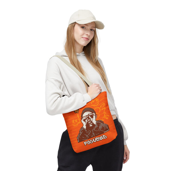 Hustle Mode Tote Bag - Focused Yellow Crown