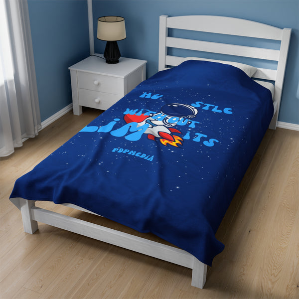 Hustle Mode Plush Blanket - Without Limits