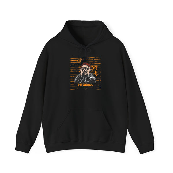 Hustle Mode Hoodie - Focused Black Crown