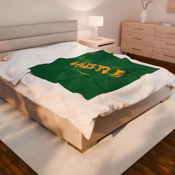 Hustle Mode Plush Blanket - King Hustle