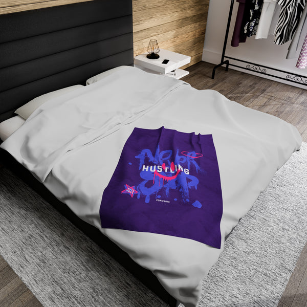 Hustle Mode Plush Blanket - Never Stop