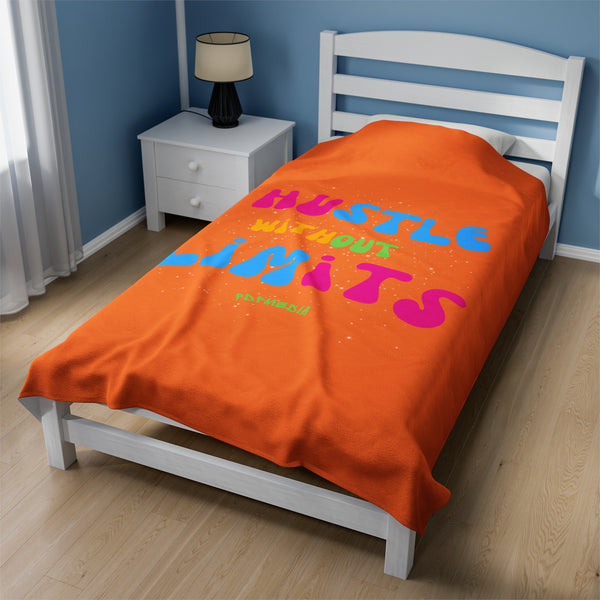 Hustle Mode Plush Blanket - Hustle Without Limits