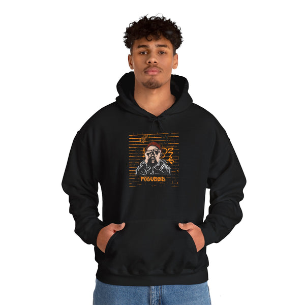 Hustle Mode Hoodie - Focused Black Crown