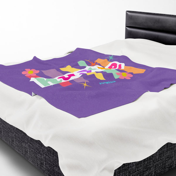 Hustle Mode Plush Blanket - Pastel Hustle