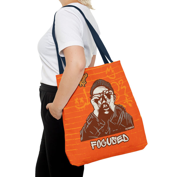 Hustle Mode Tote Bag - Focused Yellow Crown