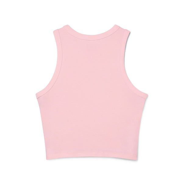 Racer Tank Top - 'Hustle' Crown Design for Women
