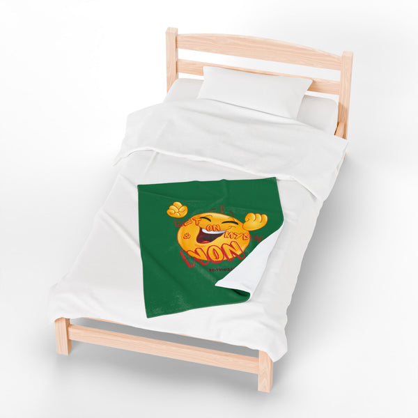 Hustle Mode Plush Blanket - I Won