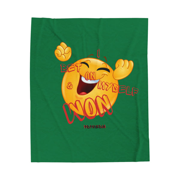 Hustle Mode Plush Blanket - I Won