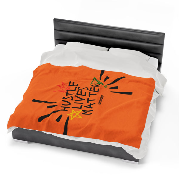 Hustle Mode Plush Blanket - Hustle Lives Matter