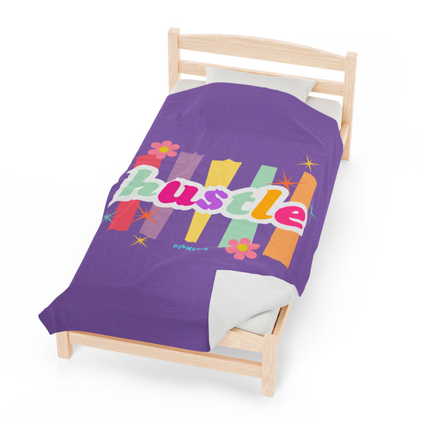 Hustle Mode Plush Blanket - Pastel Hustle