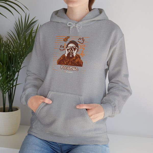 Hustle Mode Hoodie - Focused Brown Crown