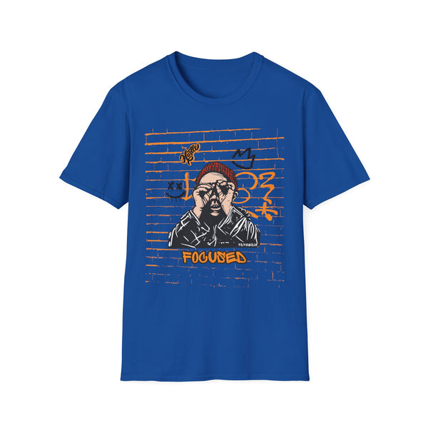 Hustle Mode Tee - Focused Black Crown
