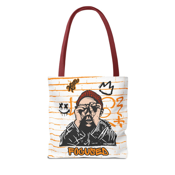 Hustle Mode Tote Bag - Focused Black Crown