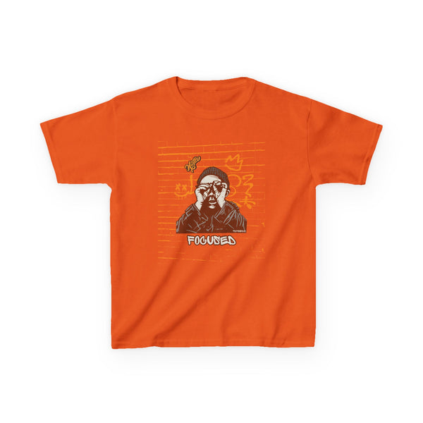 Kids Hustle Mode Tee - Focused