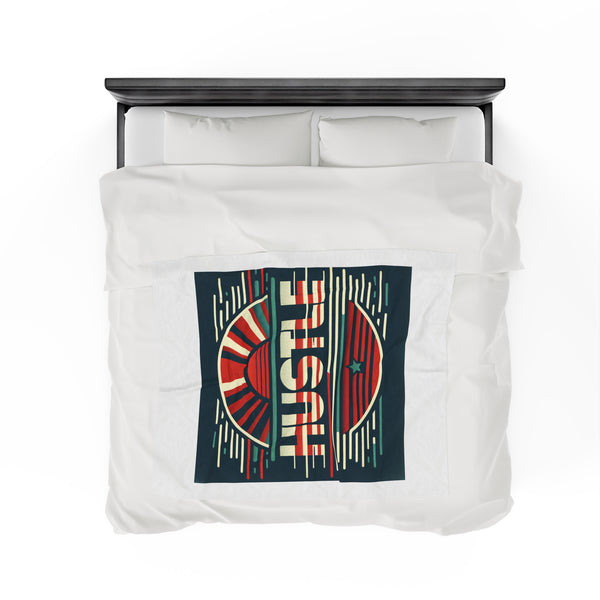 Hustle Mode Plush Blanket - Retro Sports