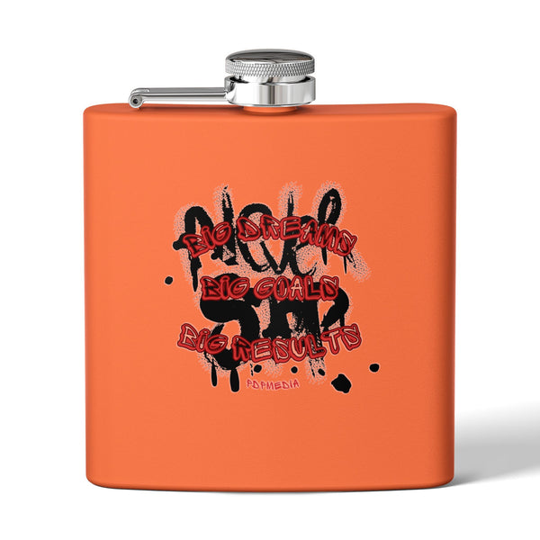 Flask, Hustle Mode - Stainless Steel 6oz (Big Dreams)