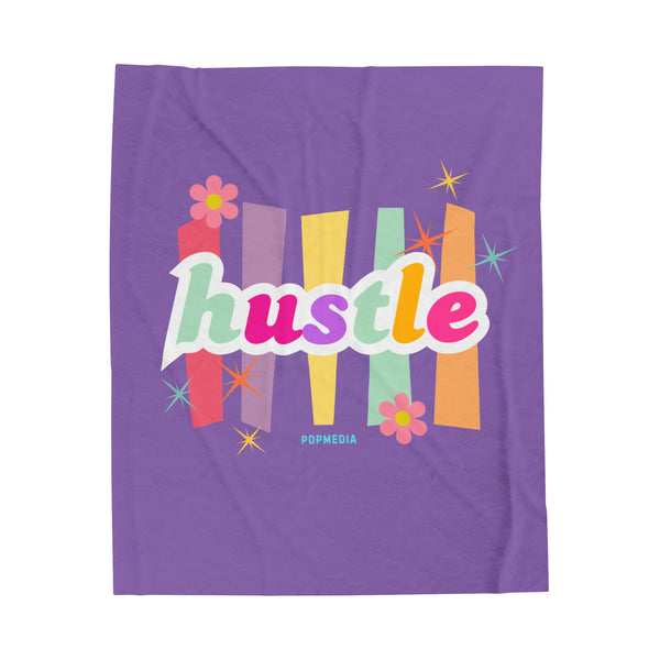 Hustle Mode Plush Blanket - Pastel Hustle