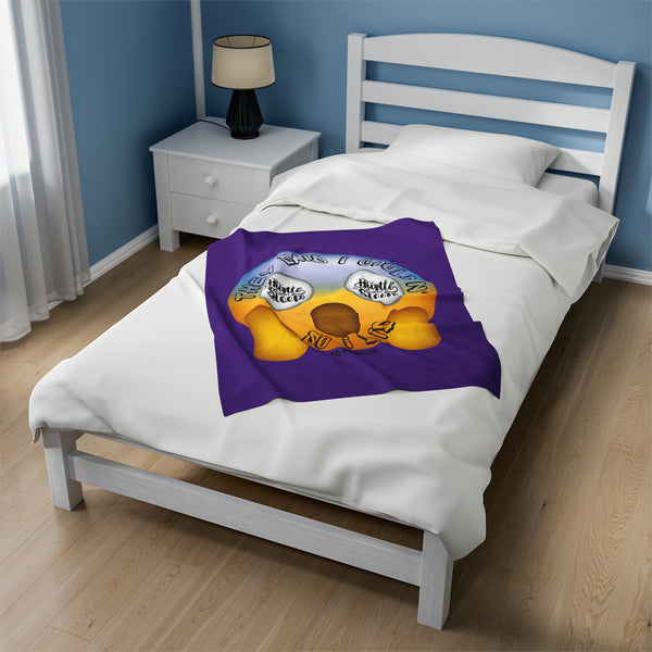 Hustle Mode Plush Blanket - They Said I Couldn't