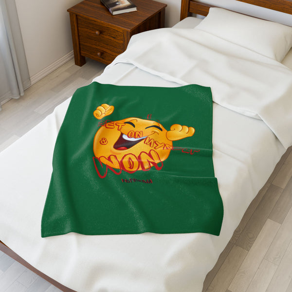 Hustle Mode Plush Blanket - I Won