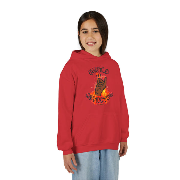 Hustle Mode (Kids) Youth Heavy Blend Hooded Hoodie - Activated