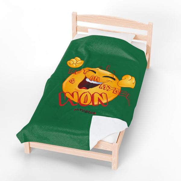 Hustle Mode Plush Blanket - I Won